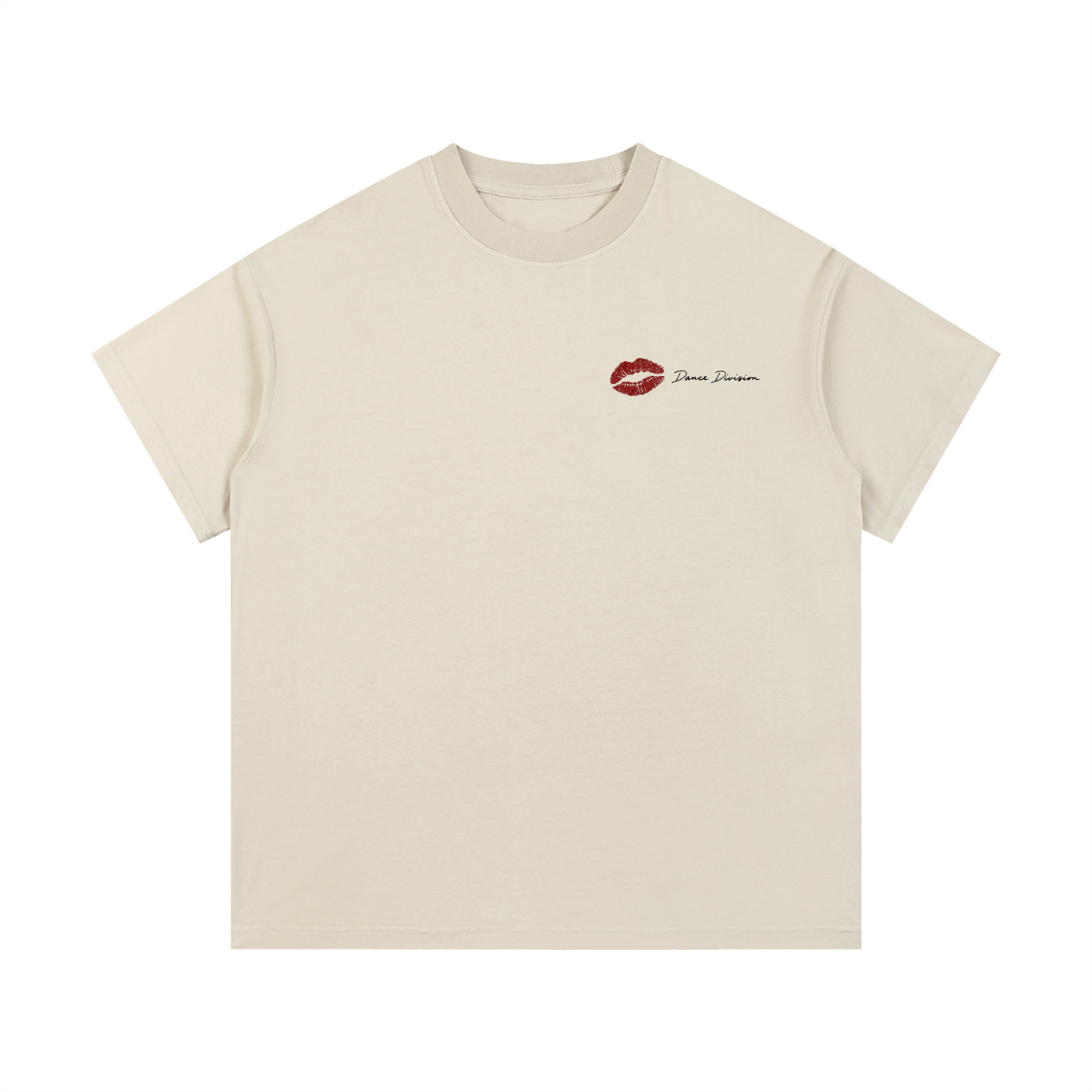 Latin Takeover Dance Division Tee Oversized Salsa Bachata Latin Pinup Shirt Light Apricot Cotton