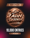 Bronze 18,000 entries digital entry pack - Latin Takeover