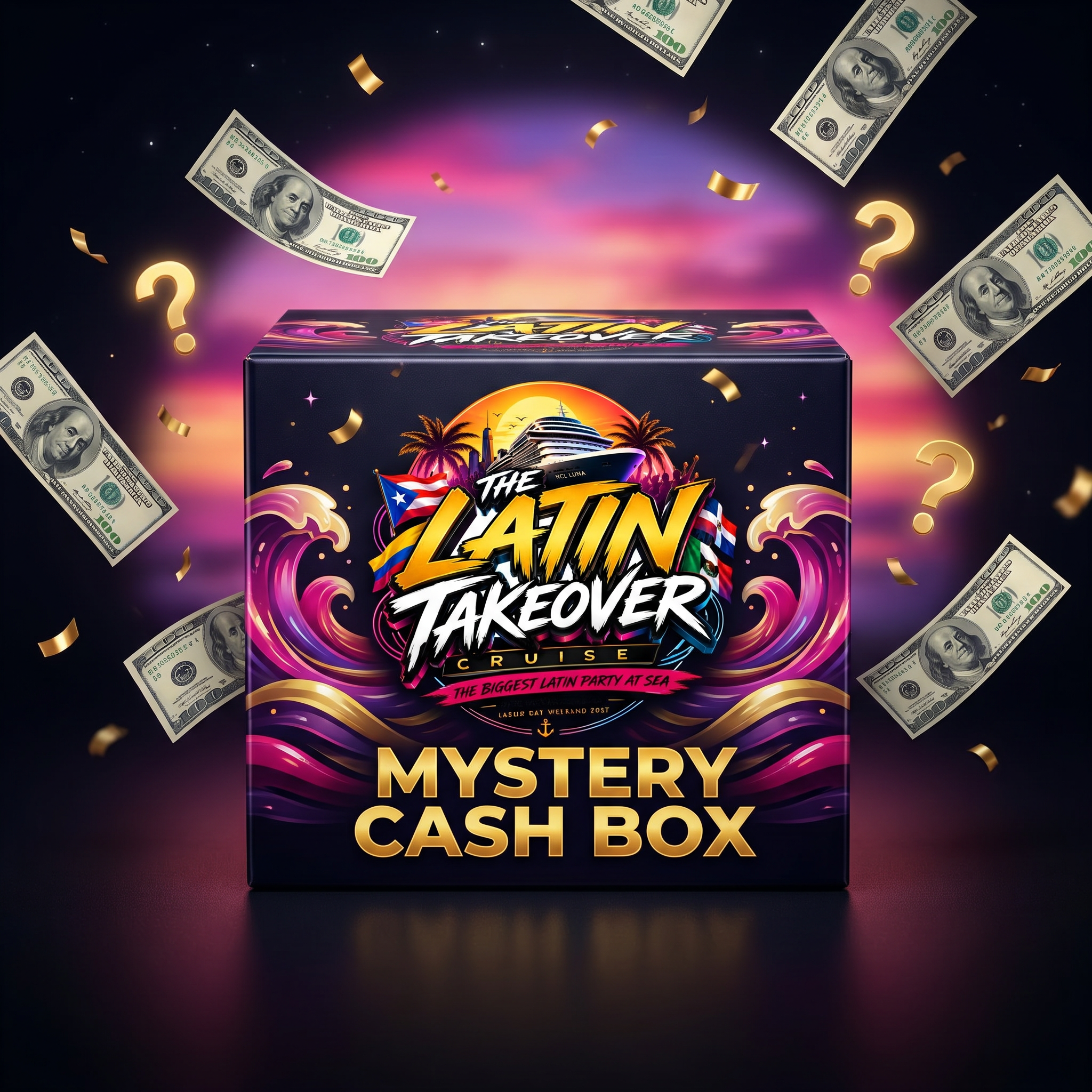Latin Takeover Mystery Cash Box