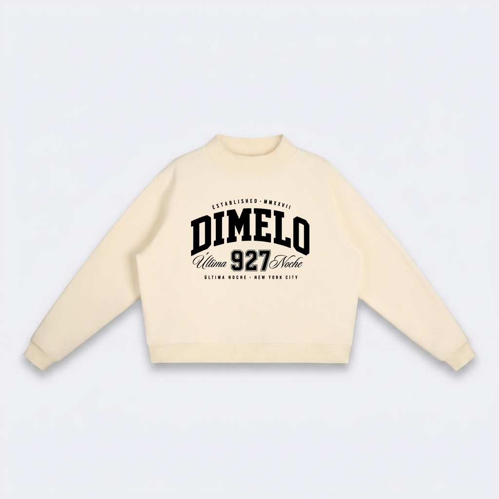 Cream Apricot — Dímelo Última Noche crew, front