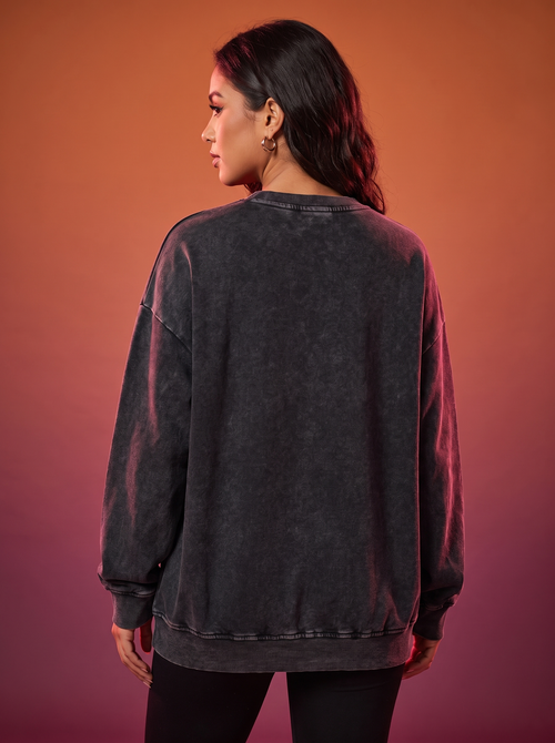 Black Snow Wash — Back detail