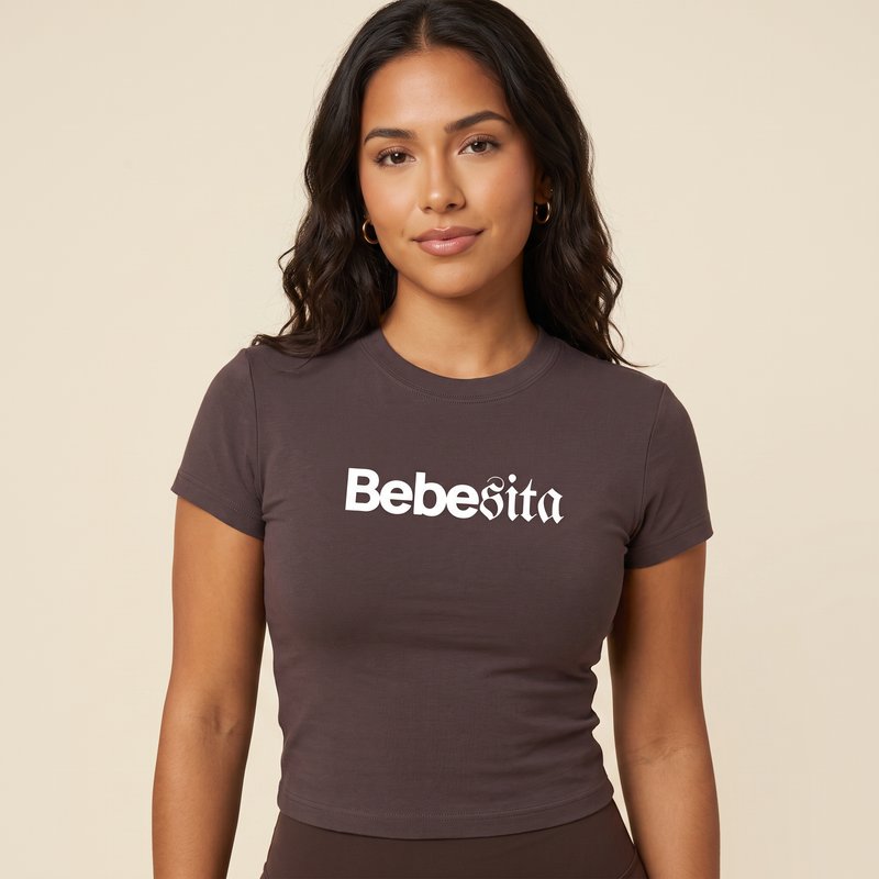 Brown / F — Mari is 5'6" and wears a size S
