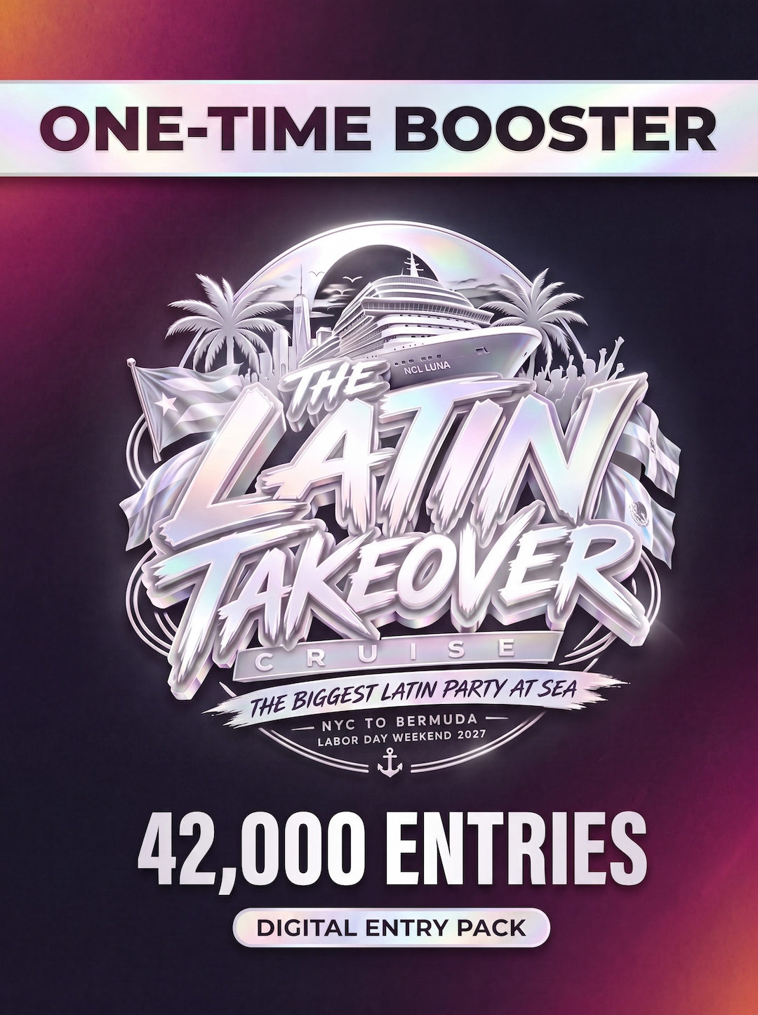 ENTRY BOOSTER · 42K ENTRIES